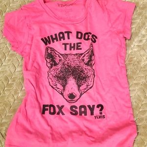 "What did the fox say" tee
